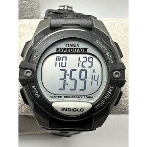 Timex T40941 Mens 334 Watch New Battery Expedition Indiglo Compass 42MM 8.5" P26